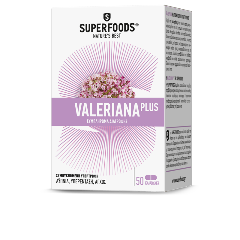 Superfoods Valeriana Plus 300mg 50caps