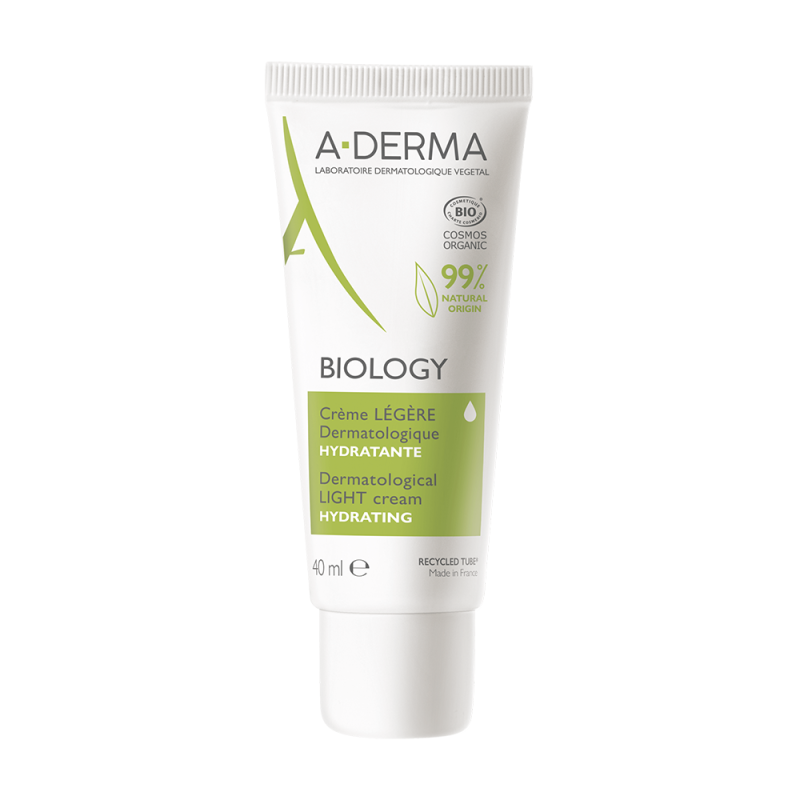 A-derma Biology Dermatological Light Cream Hydrating Κανονικό/μεικτό 40ml