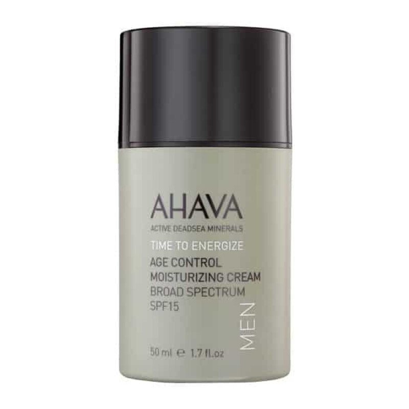 Ahava - Men Time To Energize Age Control Moisturizing Cream Ανδρική Ενυδατική Κρέμα Spf15 - 50ml