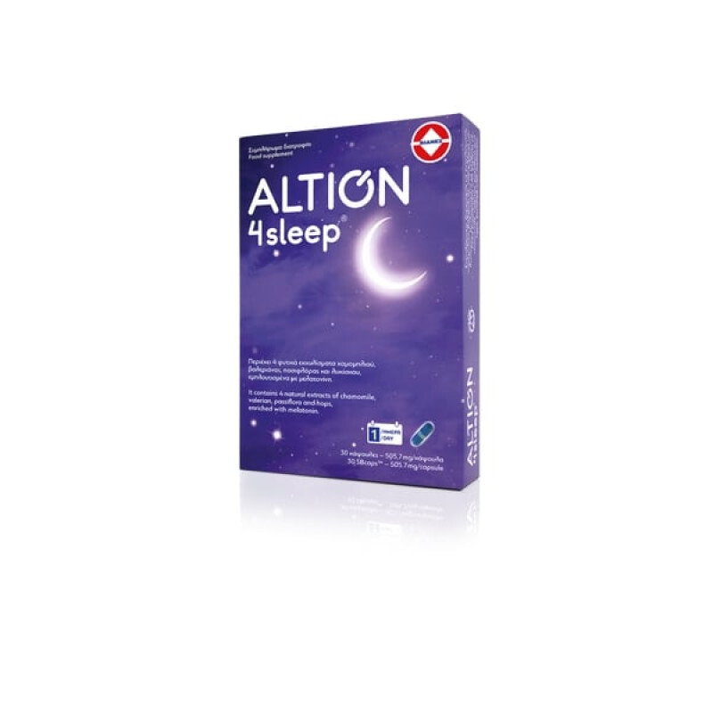 Altion 4sleep Βελτίωση Της Ποιότητας Του Ύπνου 30caps