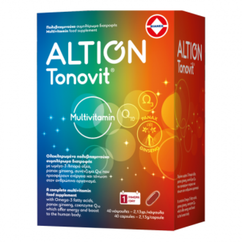 Altion Tonovit Multivitamin Συμπλήρωμα Διατροφής 40caps