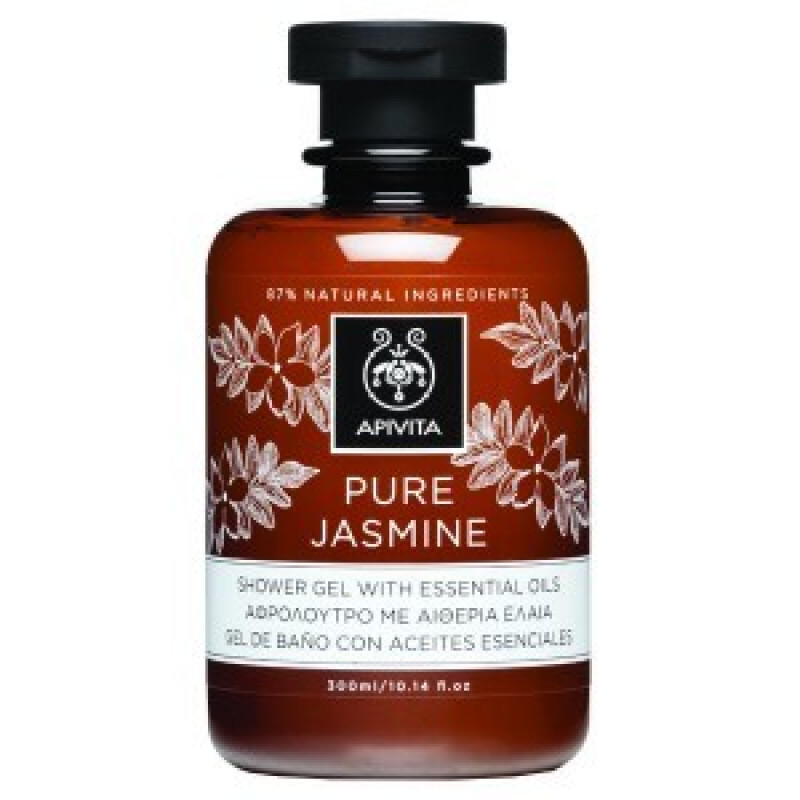 Apivita Pure Jasmine Αφρόλουτρο Με Αιθέρια Έλαια 250ml