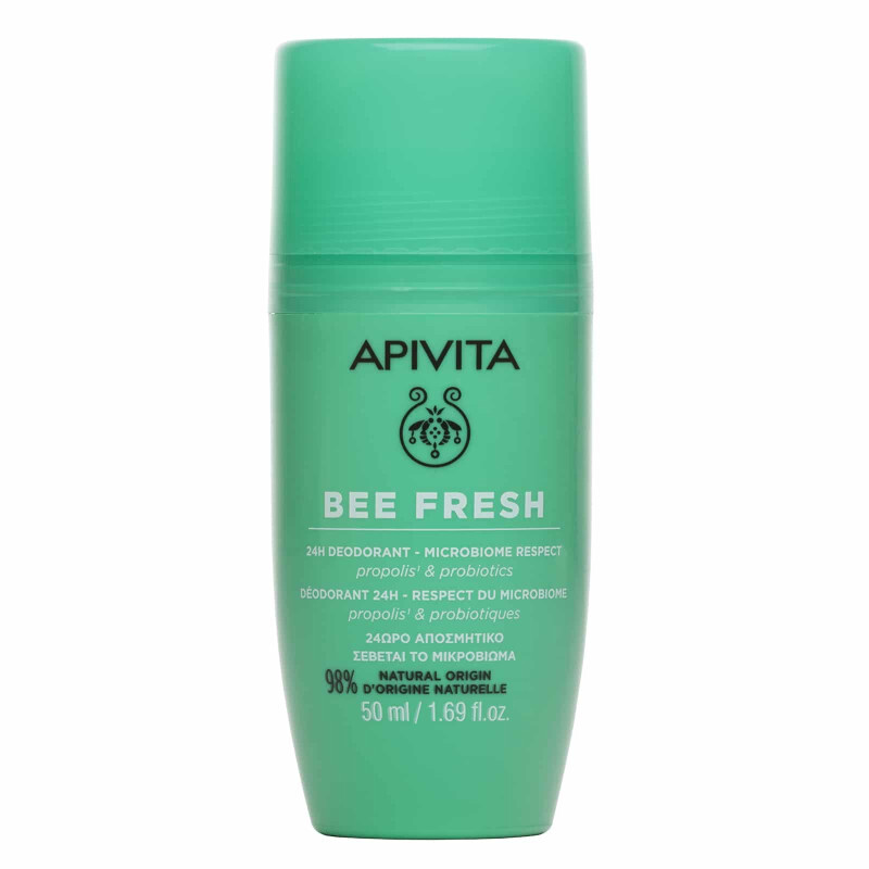 Apivita Bee Fresh Deodorant 24ωρο Αποσμητικό Σέβεται Το Μικροβίωμα 50ml