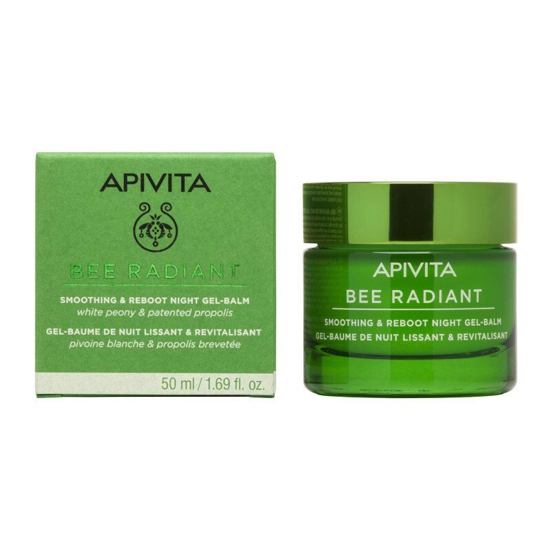 Apivita Bee Radiant Gel-balm Νύχτας Λείανση & Αναζωογόνηση 50ml