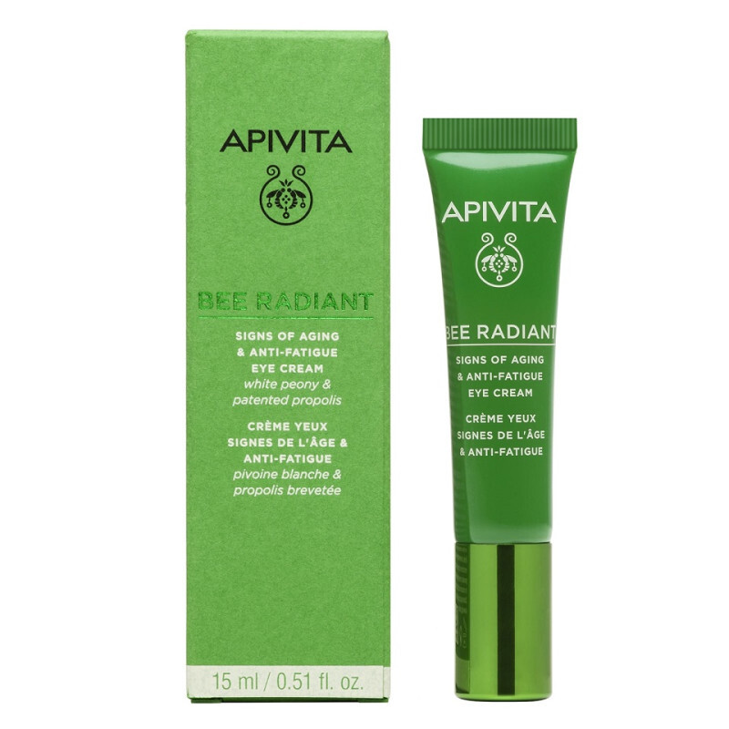Apivita Bee Radiant Κρέμα Ματιών Σημάδια Γήρανσης/ξεκούραστη Όψη 15ml