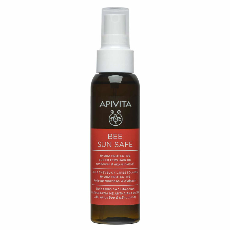 Apivita Bee Sun Safe Ενυδατικό Λάδι Μαλλιών Με Αντηλιακά Φίλτρα 100ml