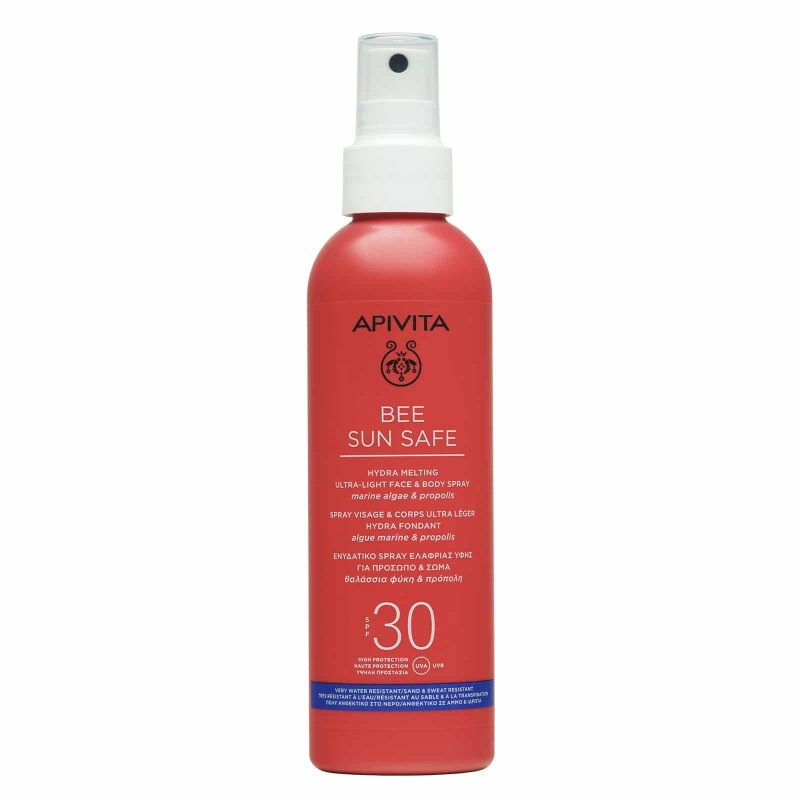 Apivita Bee Sun Safe Ενυδατικό Spray Ελαφριάς Υφής Spf30 200ml