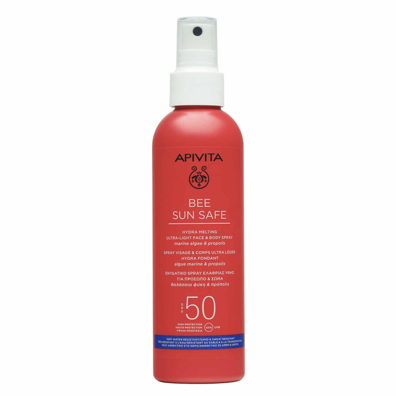 Apivita Bee Sun Safe Ενυδατικό Spray Ελαφριάς Υφής Spf50 200ml
