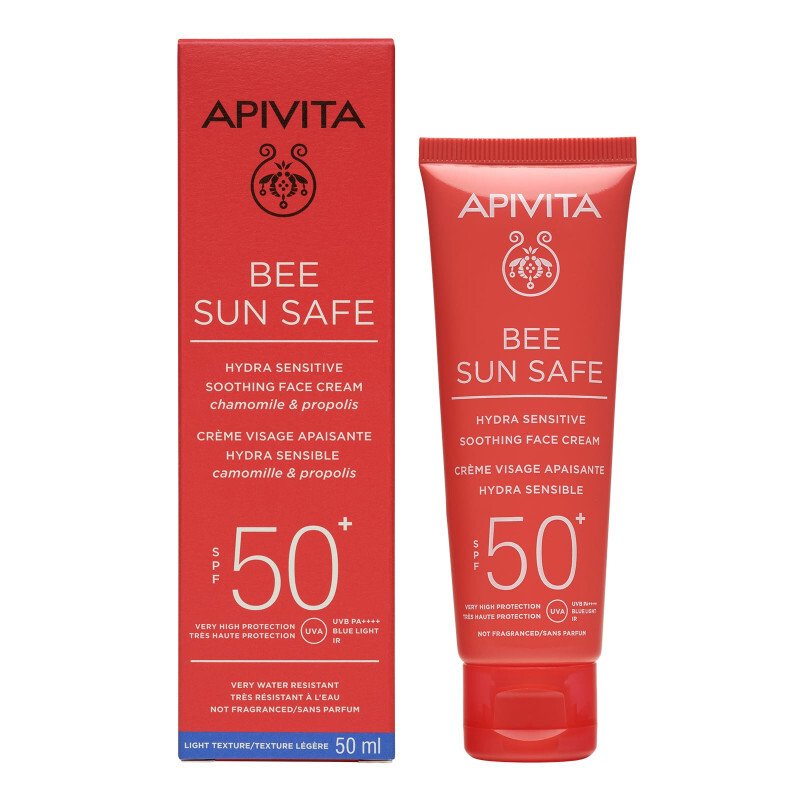 Apivita Bee Sun Safe Καταπραϋντική Κρέμα Ευαίσθητο Δέρμα Spf50+ 50ml