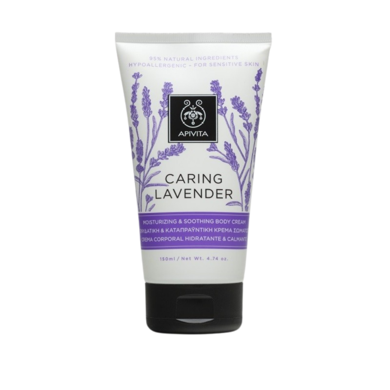 Apivita Caring Lavender Καταπραϋντική Κρέμα Σώματος 150ml