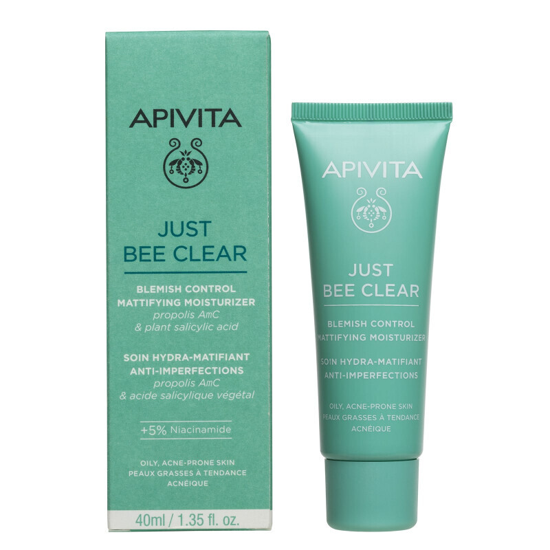 Apivita Just Bee Clear Blemish Control Moisturizer 40ml