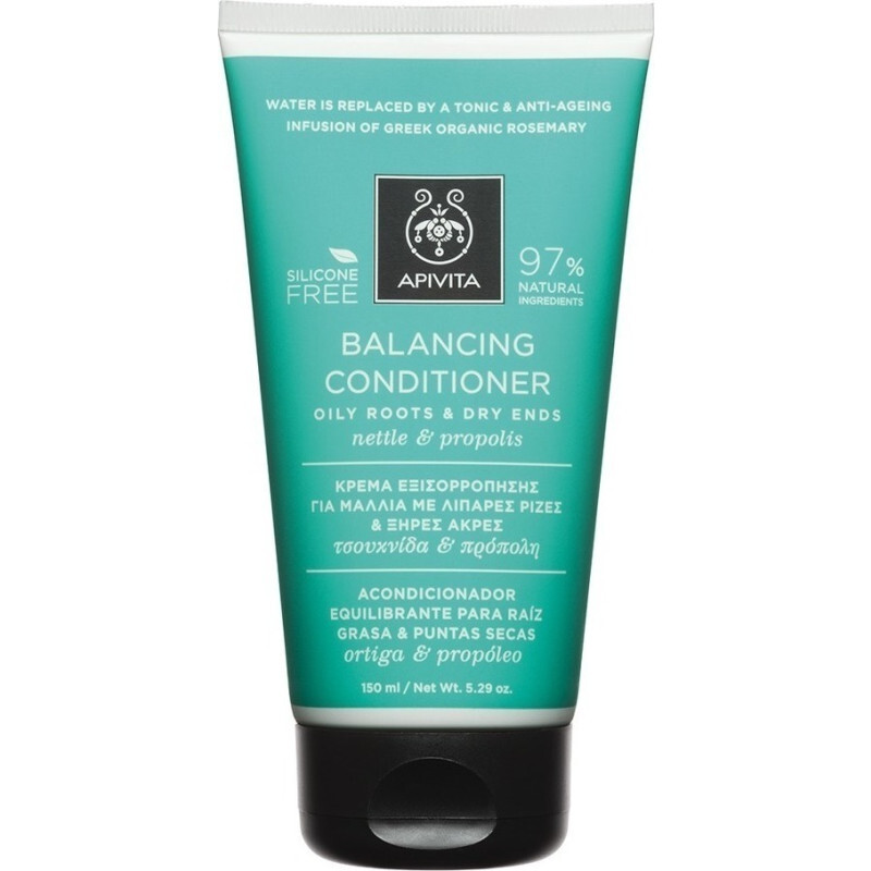 Apivita Balancing Conditioner Λιπαρές Ρίζες & Ξηρές Άκρες 150ml