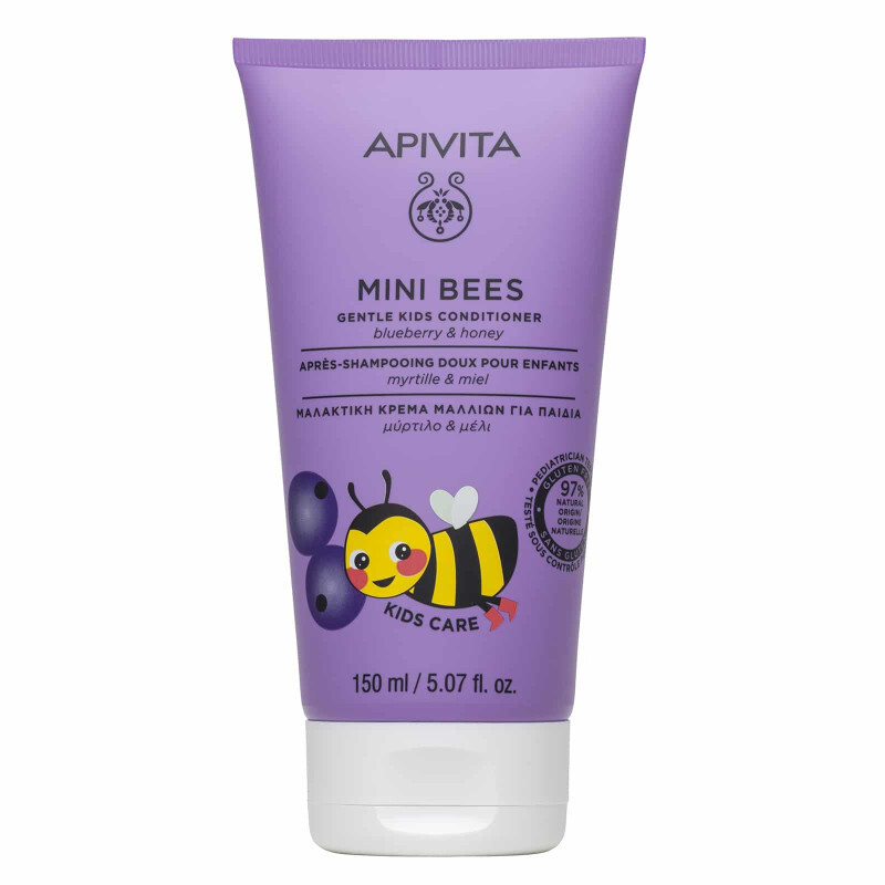 Apivita Mini Bees Μαλακτική Κρέμα Μαλλιών Για Παιδιά Μύρτιλο & Μέλι 150ml