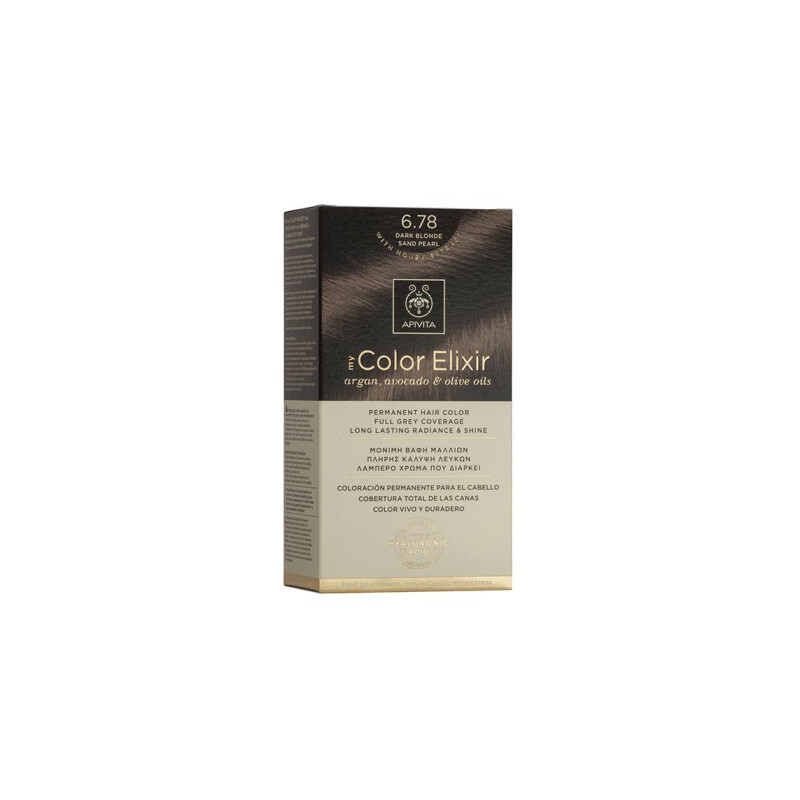 Apivita My Color Elixir 6.78 Ξανθό Σκούρο Μπέζ Περλέ