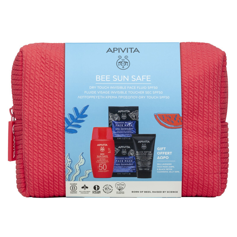 Apivita Promo Bee Sun Safe Dry Touch Face Fluid Spf50