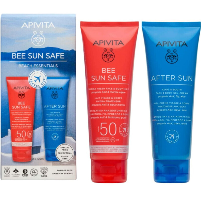 Apivita Promo Bee Sun Safe Ενυδατικό Γαλάκτωμα Spf50 & After Sun