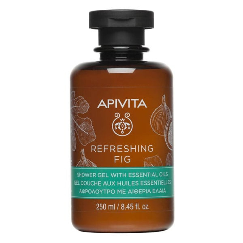 Apivita Refreshing Fig Αφρόλουτρο Με Αιθέρια Έλαια 250ml