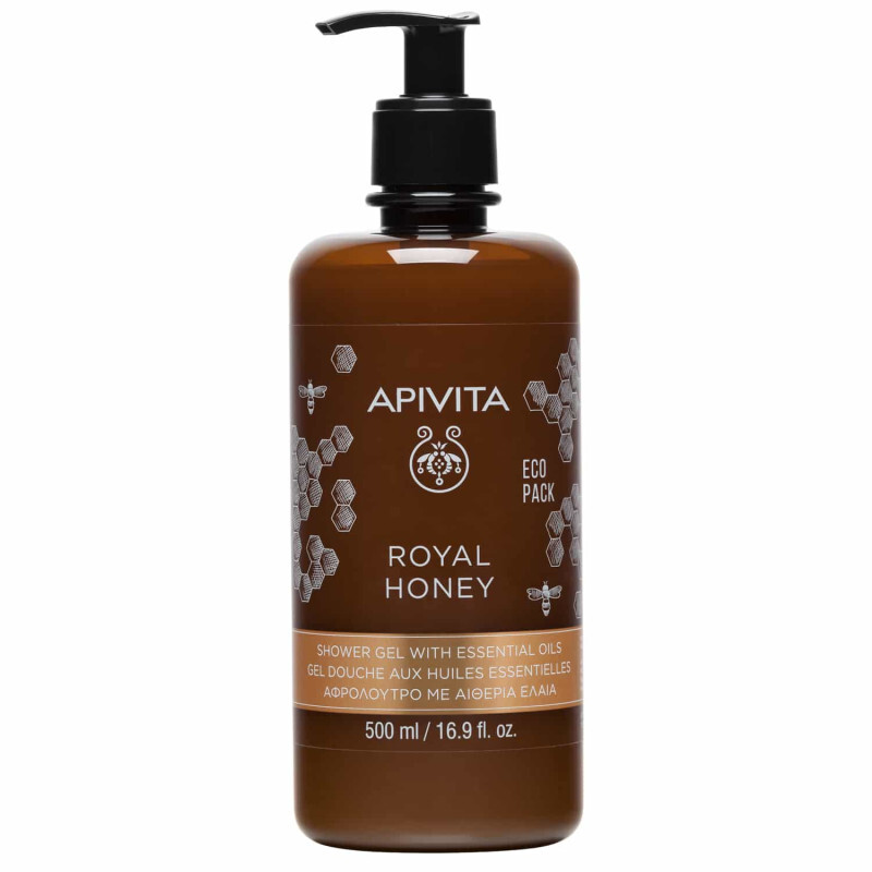 Apivita Royal Honey Αφρόλουτρο Με Αιθέρια Έλαια 500ml