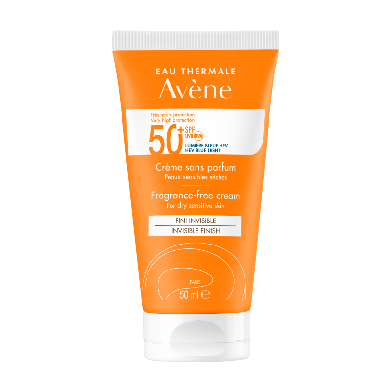 Avene - Skin Protect Cream Χωρίς Άρωμα Για Ξηρό Ευαίσθητο Δέρμα Spf50+ - 50ml
