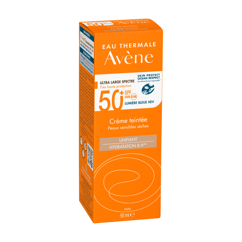 Avene - Skin Protect Tinted Cream Κρέμα Με Χρώμα Για Ξηρό Ευαίσθητο Δέρμα Spf50+ - 50ml