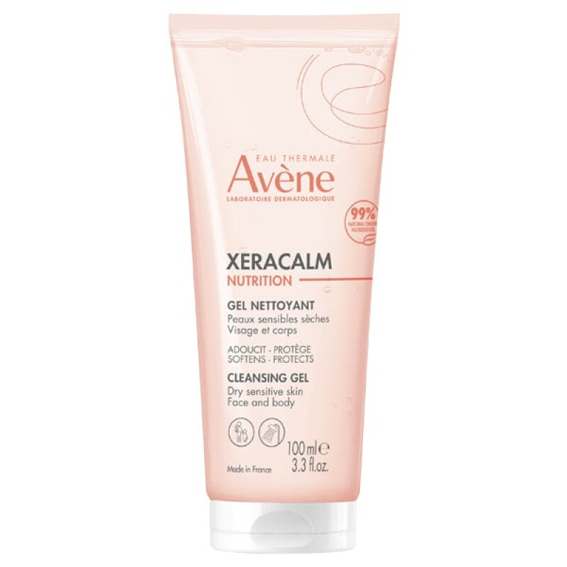Avene Xeracalm Nutrition Cleansing Gel Καθαρισμού 100ml