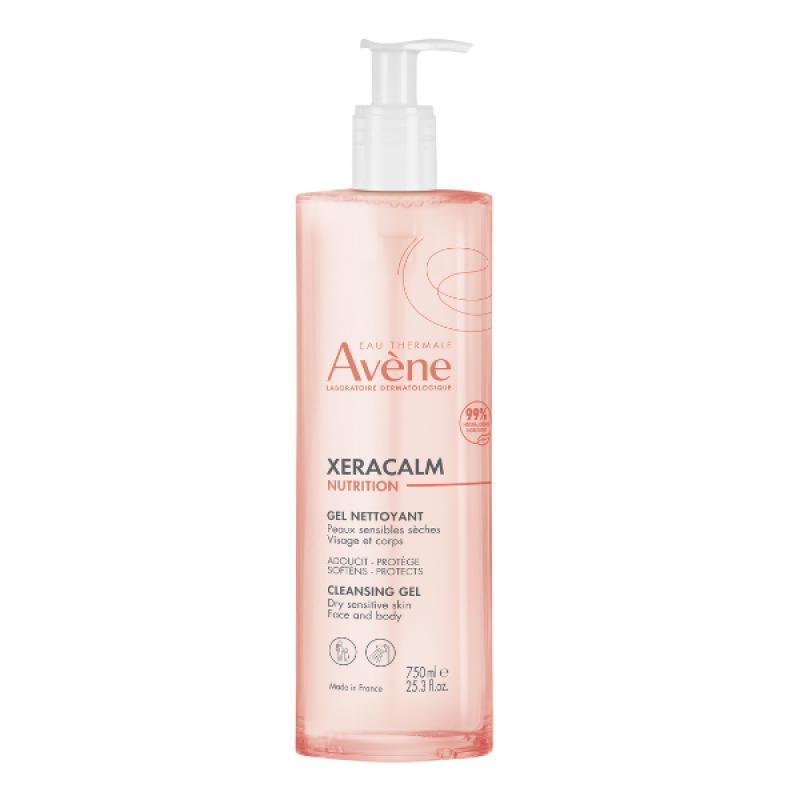 Avene Xeracalm Nutrition Cleansing Gel Καθαρισμού 750ml