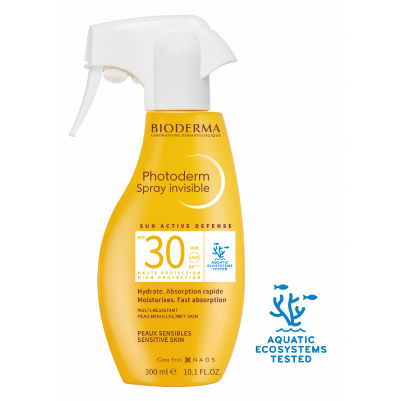 BIODERMA - Photoderm Family Spray Invisible Αντηλιακό για Πρόσωπο & Σώμα SPF30 - 300ml
