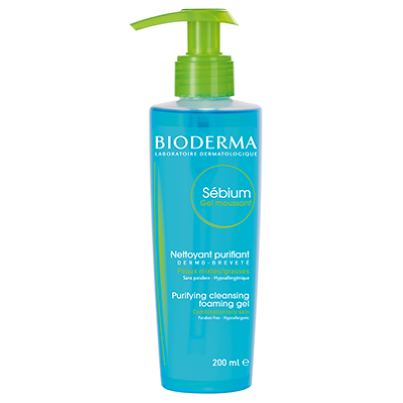 Bioderma Sebium Purifying Foaming Gel Oily/ Combination Skin 200ml