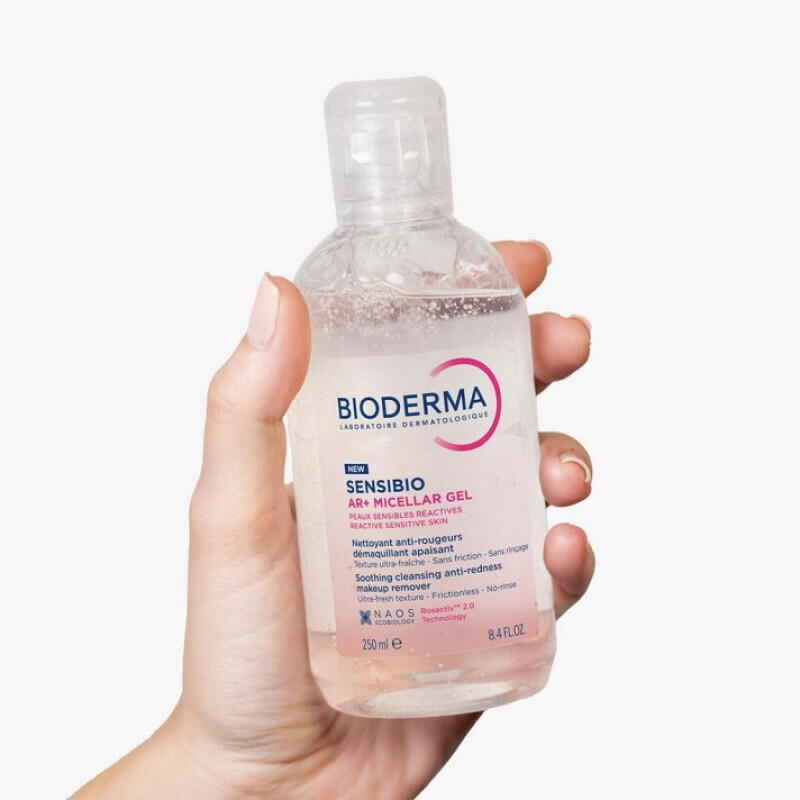 Bioderma - Sensibio Ar+ Micellar Gel Καθαρισμού & Ντεμακιγιάζ Κατά Της Ερυθρότητας Για Ευαίσθητο Δέρμα - 250ml