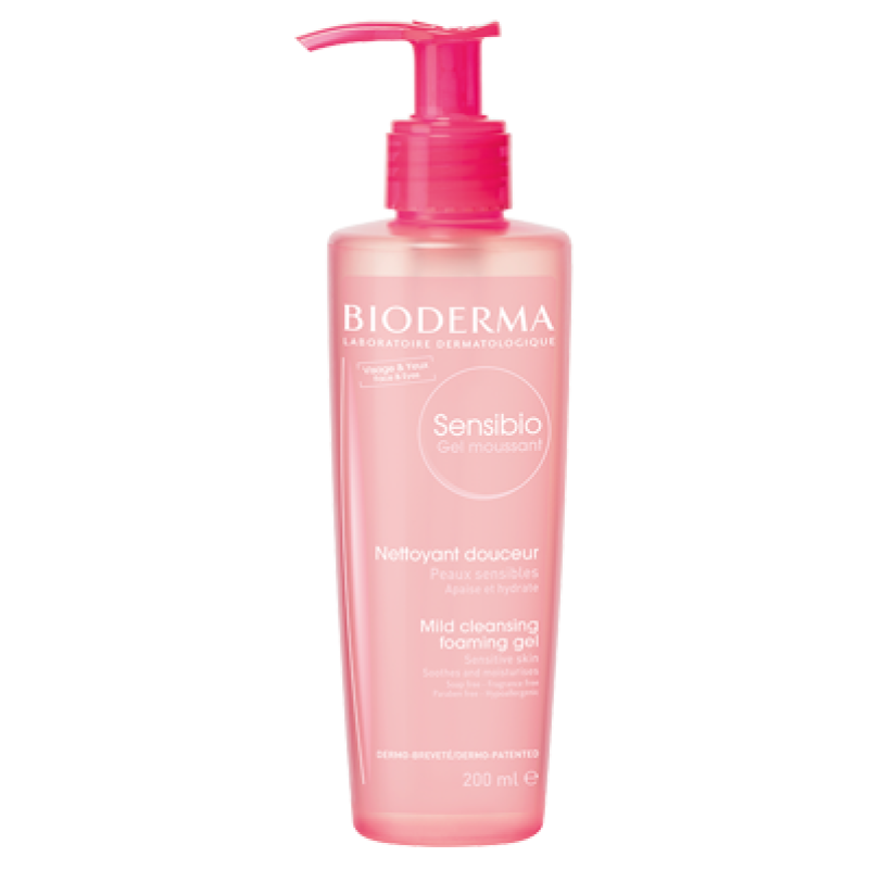 Bioderma - Sensibio Gel Moussant Απαλό Micellaire Τζελ Καθαρισμού & Ενυδάτωσης Για Πρόσωπο & Μάτια - 200ml