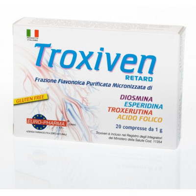 BIONAT - Pharm Troxiven Retard για Κυκλοφορικό και Αιμορροΐδες - 20tabs
