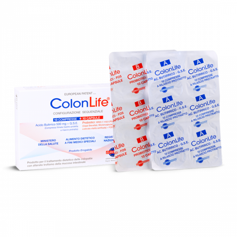 Bionat - Πακετο Προσφορας Colon Life Φυσικό Προϊόν Για Παθήσεις Του Παχέος Εντέρου - 2x10tabs+10caps