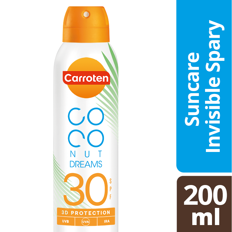 Carroten Coconut Dreams Suncare Invisible Spray Spf30 200ml