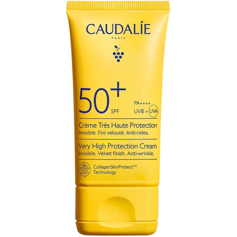 CAUDALIE - Very High Protection Cream Αντιρυτιδική Αντηλιακή Κρέμα Προσώπου SPF50+ - 50ml