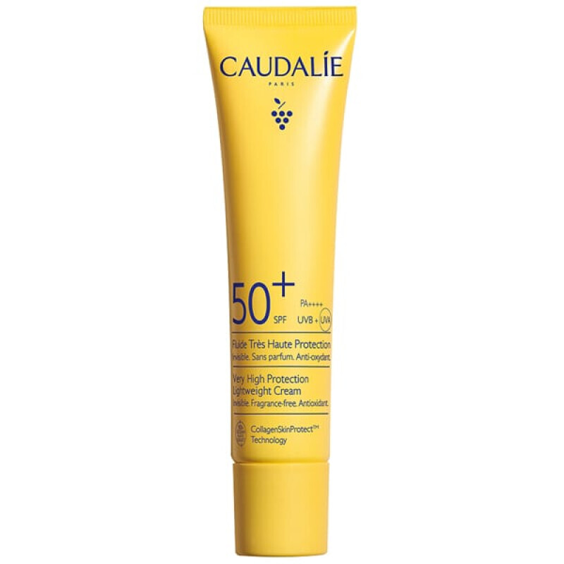CAUDALIE - Very High Protection Lightweight Cream Ελαφριά Αντηλιακή Κρέμα SPF50+ - 40ml
