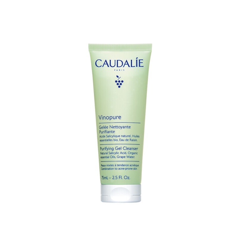 Caudalie - Vinopure Purifying Gel Cleanser Καθαριστικό Για Μικτό Δέρμα Με Τάση Ακμής - 75ml
