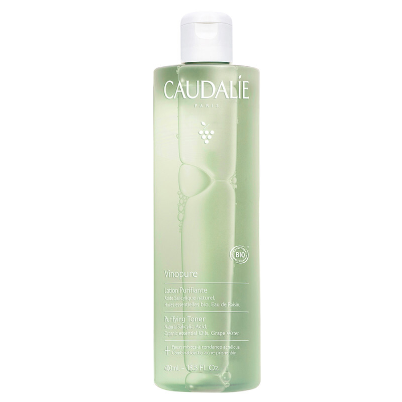 Caudalie Vinopure Purifying Toner Μικτό Δέρμα Με Ακμή 400ml