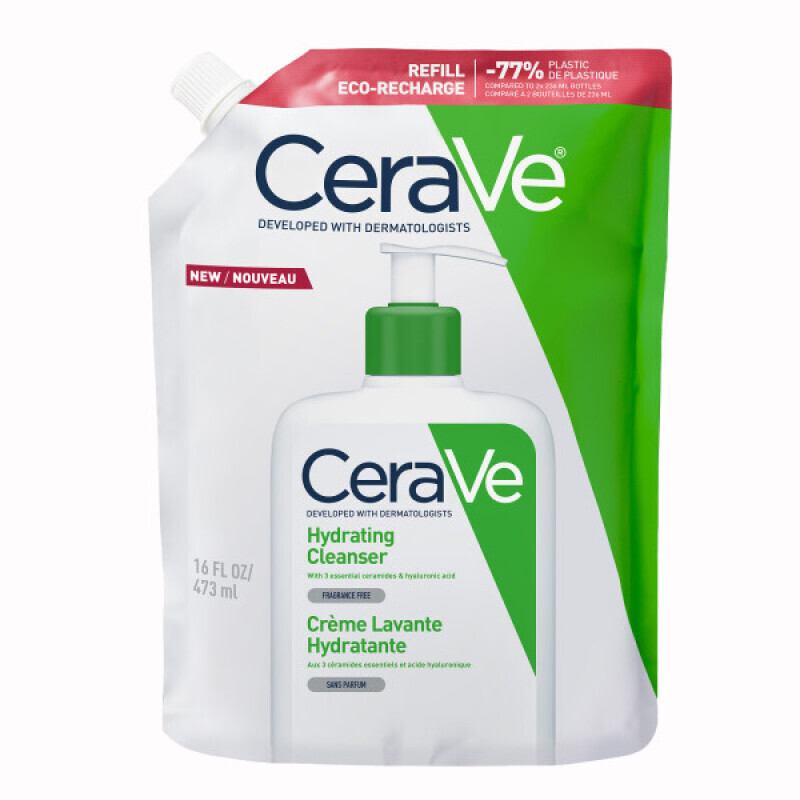Cerave - Hydrating Cleanser Κρέμα Καθαρισμού Για Κανονικό & Ξηρό Δέρμα Refill - 473ml