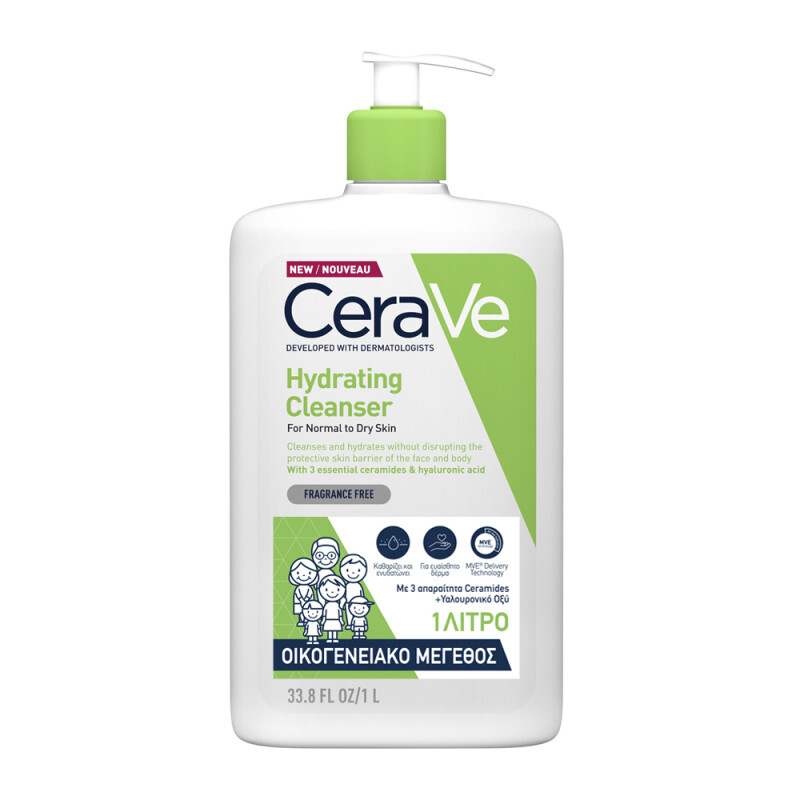 Cerave Hydrating Cleanser Normal/dry Skin 1lt