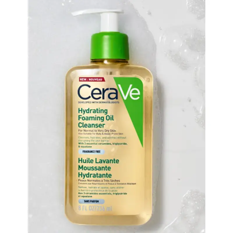 Cerave Hydrating Foaming Oil Cleanser Normal/very Dry Skin 236ml