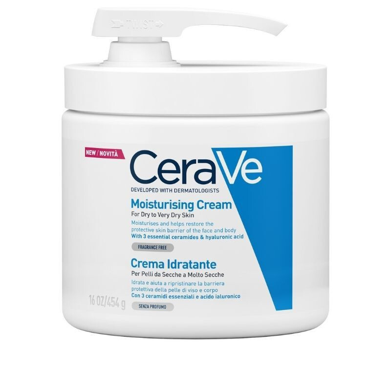 Cerave Moisturising Cream Ενυδατική Πρόσωπο/σώμα Ξηρό/πολύ Ξηρό Δέρμα 454g