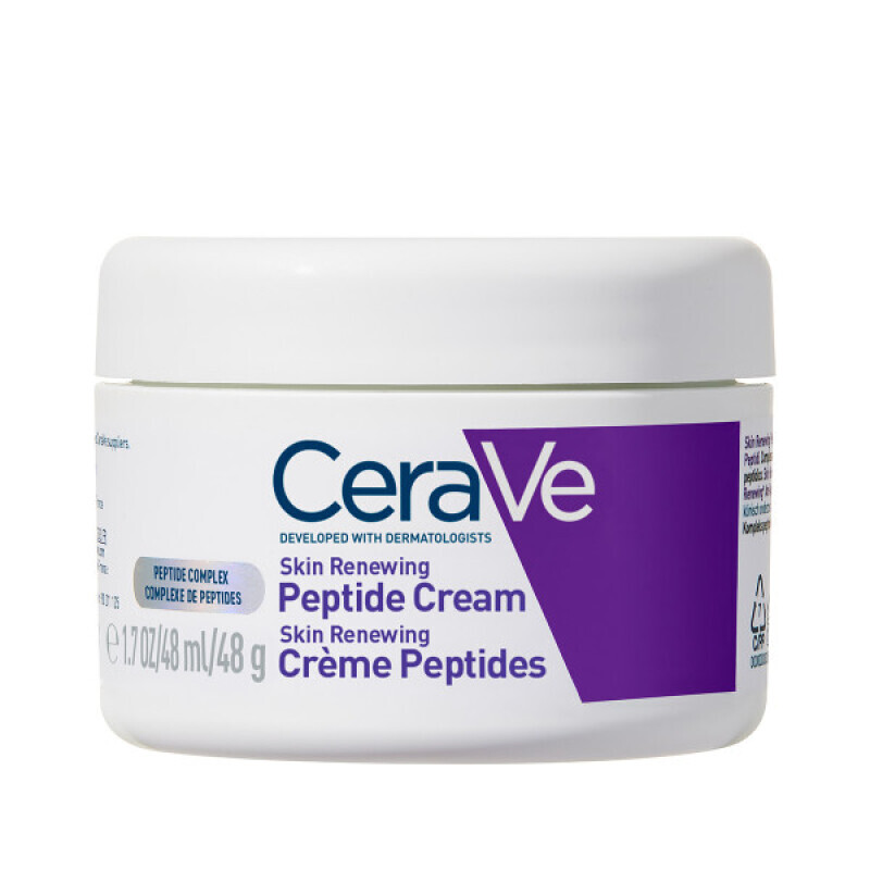 Cerave - Skin Renewing Peptide Cream Κρέμα Προσώπου Με Σύμπλοκο Πεπτιδίων & 3 Ceramides - 48g