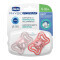 CHICCO - Physio Forma Light Ορθοδοντική Πιπίλα Σιλικόνης (6-16m) για Κορίτσι - 2τμχ