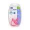 CHICCO - Physio Forma Soft Ορθοδοντική Πιπίλα όλο Σιλικόνη (6-16m) Ροζ - 1τμχ