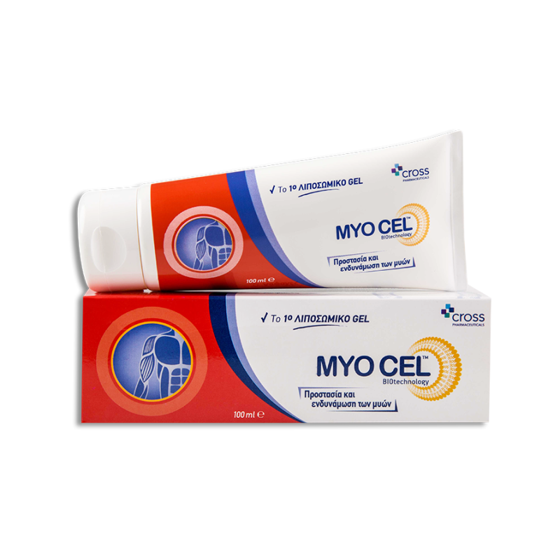 Cross Pharmaceuticals Myo Cel Λιποσωμικό Gel Για Μύες 100ml