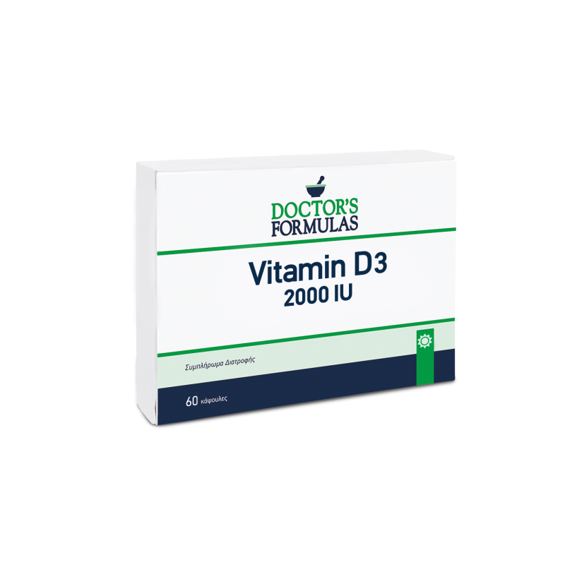 DOCTOR'S FORMULAS - Vitamin D3 2000IU - 60softgels