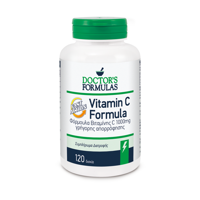 Doctor's Formulas Vitamin C Formula 1000mg Γρήγορης Απορρόφησης 120tabs