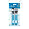 Dr. BROWNS - Soft Grip Spoon & Fork Set Σετ Κουτάλι & Πιρούνι Μεταλλικά (12m+) Μπλε - 2τμχ