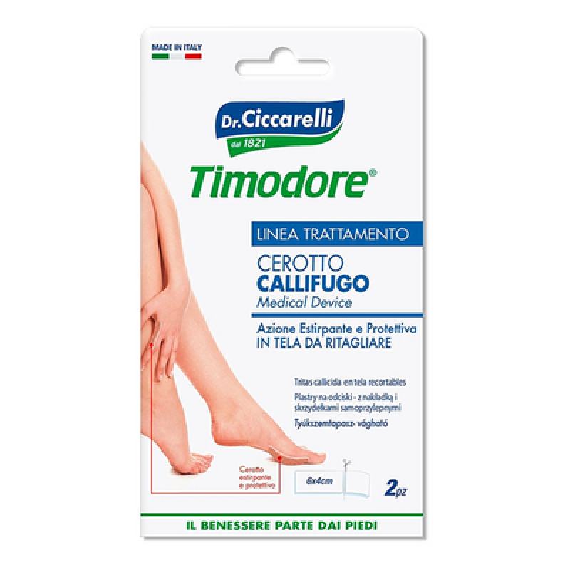 Dr. Ciccarelli Corn Remover Plasters Λωρίδα Αφ. Κάλων (6x4cm) 2τμχ