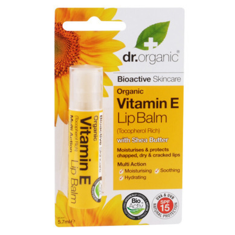 Dr. Organic Organic Vitamin E Lip Balm Spf15 5,7ml